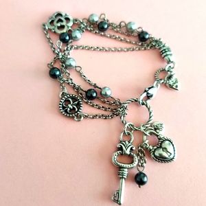 Brighton Love Lock Dangle lock Bracelet